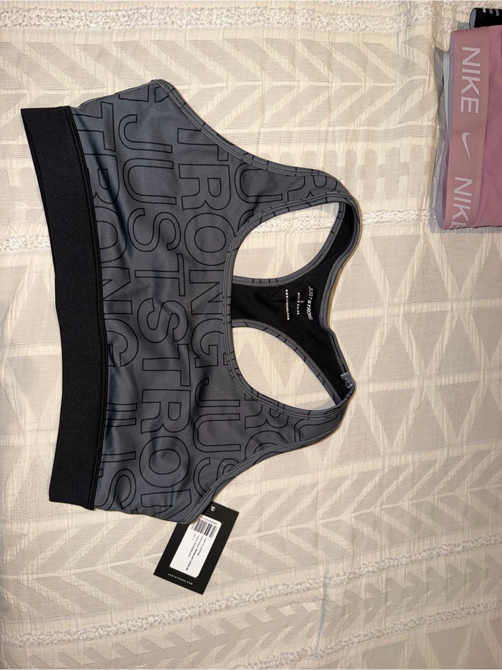 JUSTSTRONG size Large Sports Bra